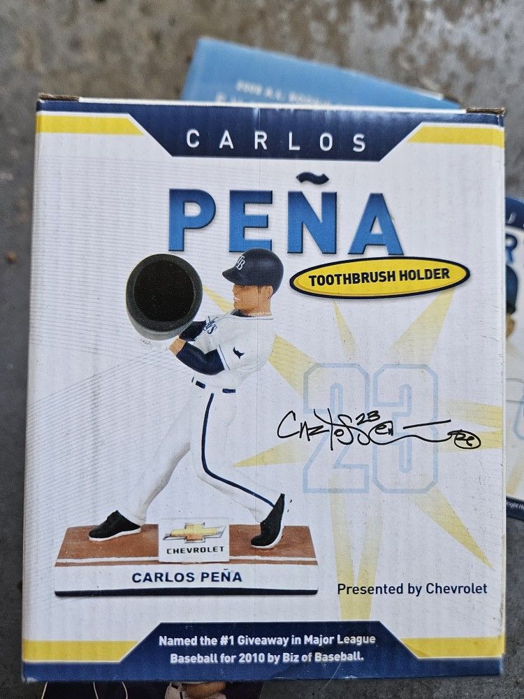 Carlos Pena Toothbrush Holder Tampa Bay Rays Figure Figurine 