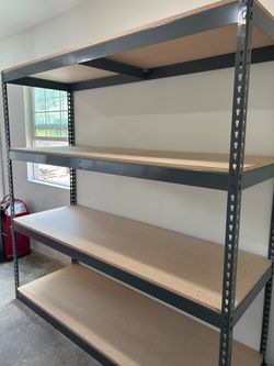 Garage Boltless Storage Rack Shelving 72 in W x 24 in D Shelves Stronger Than Homedepot Lowes And Costco Delivery Available