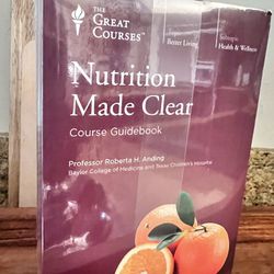 The Great Courses  Nutrition Made Clear  Course Guidebook And Audio Cd Times Six