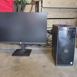 Dell Desktop Hp Monitor 15.5"