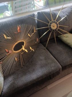 Mid-century wall sculpture would not working mid-century clock