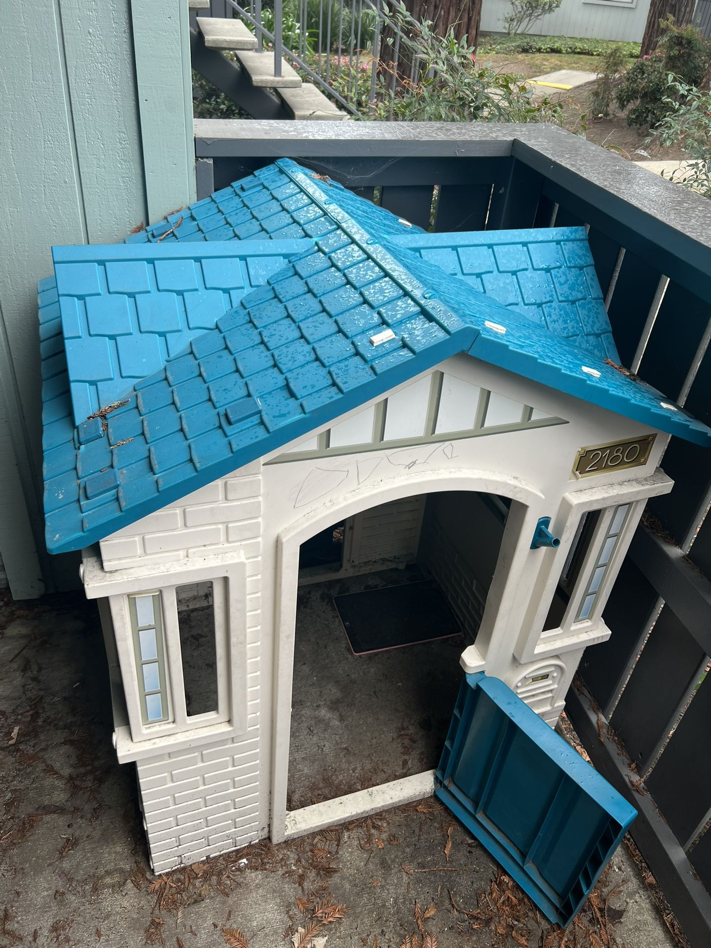 Kids Playhouse And Slide