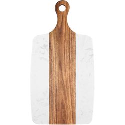Marble Cutting Board, Charcuterie Board with Handle, Marble chopping board for steak, cheese, hambur