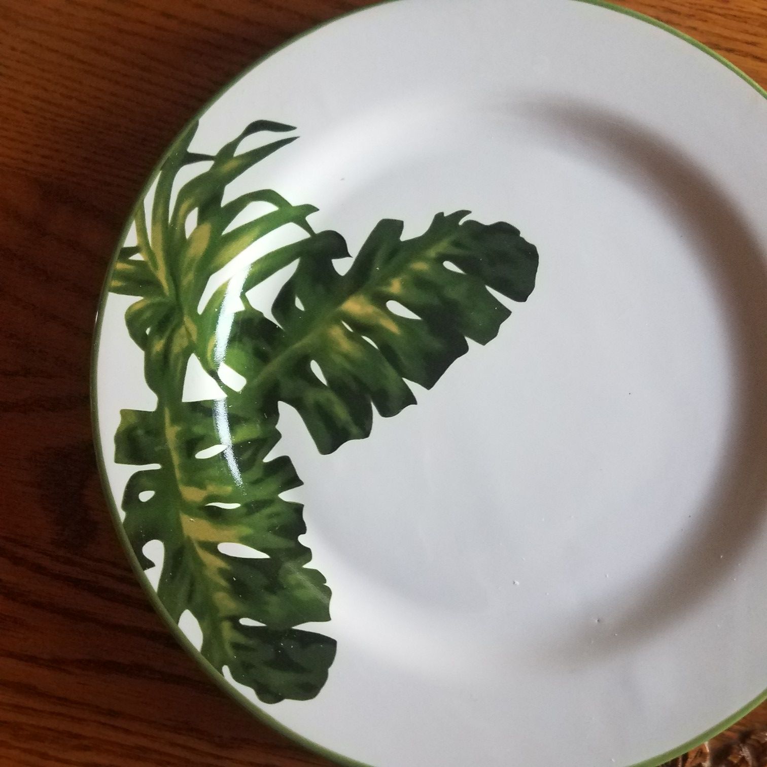 Set Of 4 Palm tree dishes And Cups