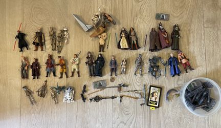 Star Wars Episode I Action Figures 1995 Disney Set Darth Maul Vader