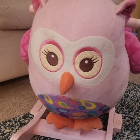 Hugfun Owl Pink Rocker for Sale in Oswego IL OfferUp