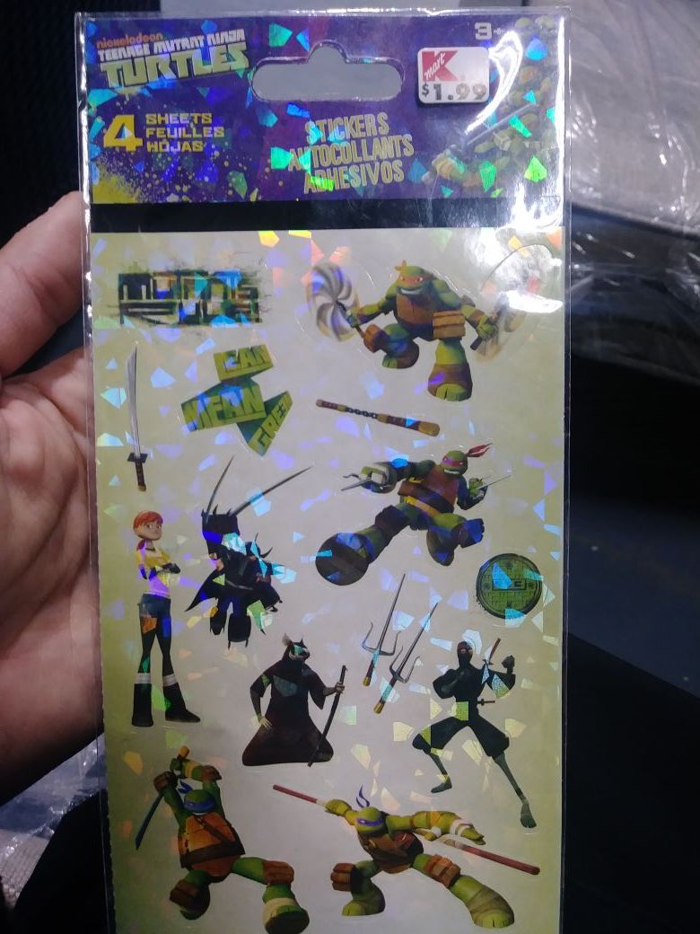 Ninja turtles stickers
