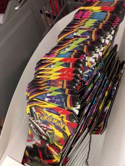 Pitch black booster sleeve packs Pokemon cards brand new