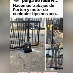 Portones y motores de cualquier tipo