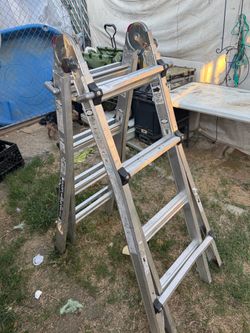 Multi-Position Aluminum Folding Ladder