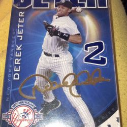 Derek Jeter Baseball Card