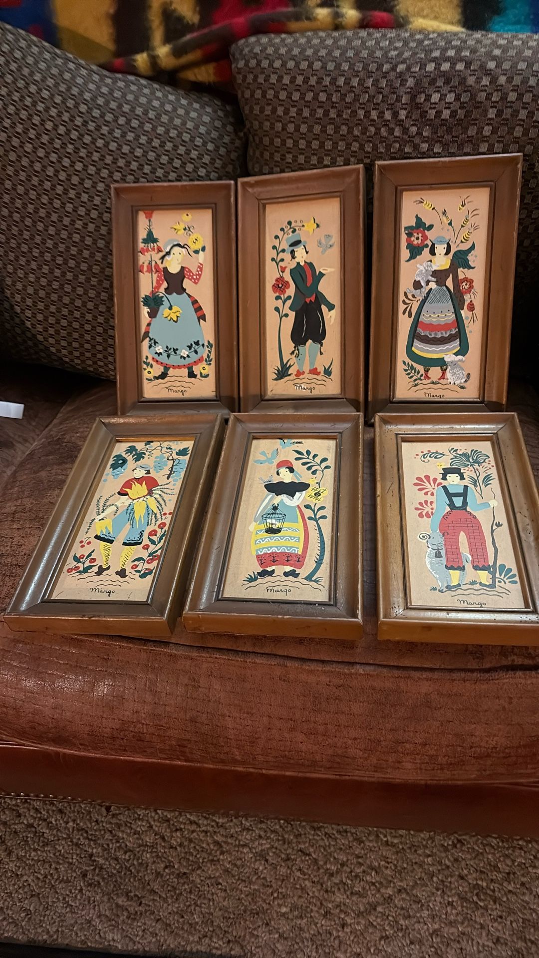 Margo Alexander Of California Set Of 6 Numbered Vintage Art 