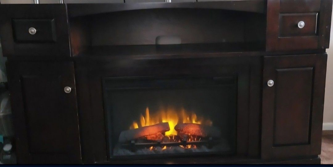 Tv Stand With Fireplace