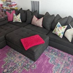 Modern OVERSIZED cloud Tufted sectional 10x11ft Jonathan Louis Couch