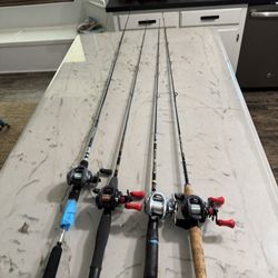 Fishing Reel And Rod  Shimano, Abu Garcia