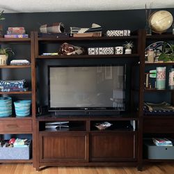 Crate & Barrel Entertainment center