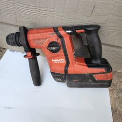 Hilti 36-Volt Lithium-Ion 1/2 in. SDS Plus Cordless Rotary Hammer TE 6-A36 With Big Battery 🛑No Charger 🛑