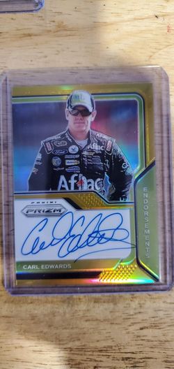 Carl Edwards Very Clean 10/10 Autograph Card