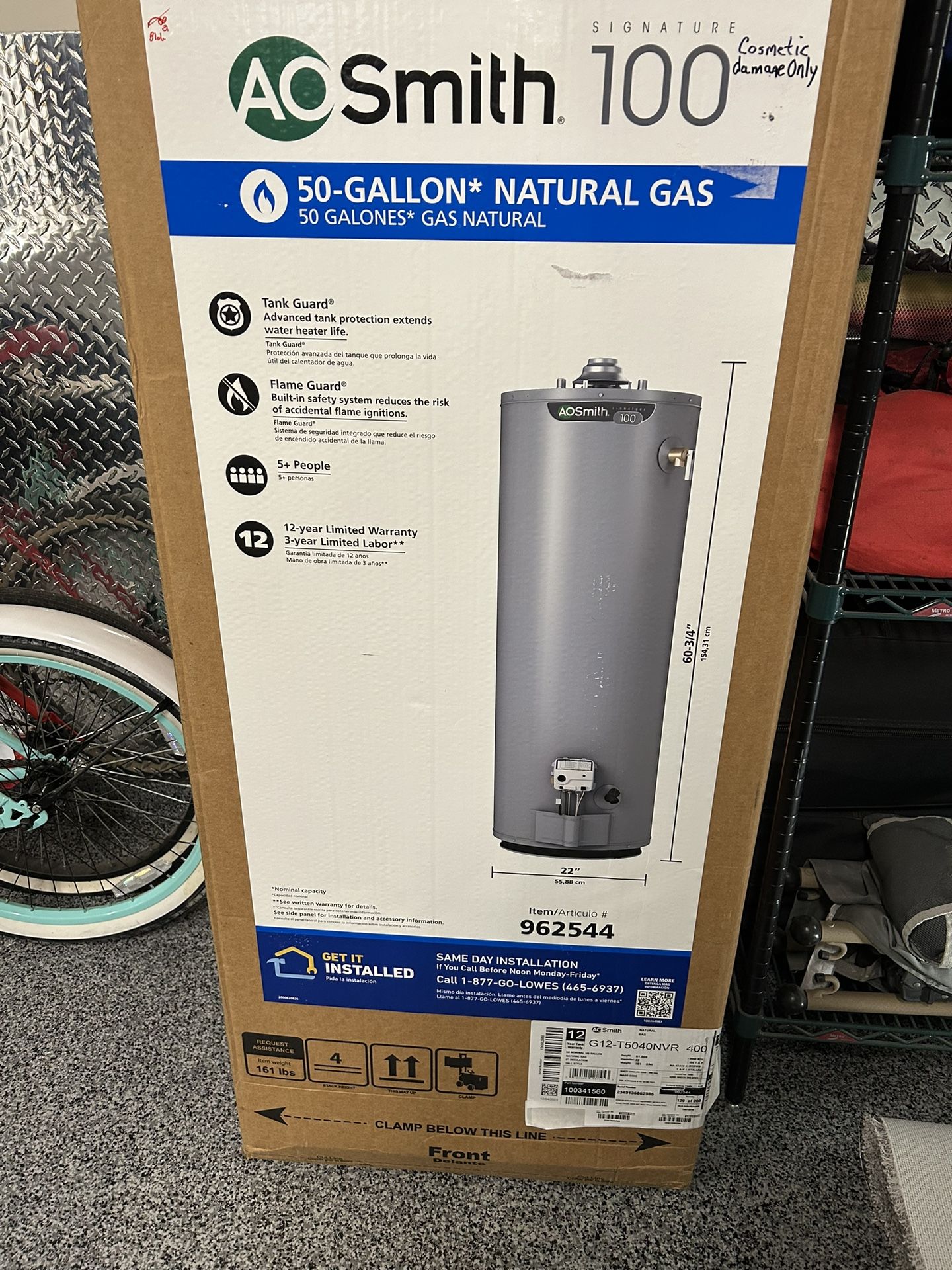 50 Gallon Water Heater