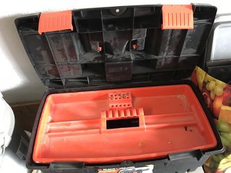 Black & Decker Workmate Series 22” Tool Box Very Good Condition Make Me An  Offer