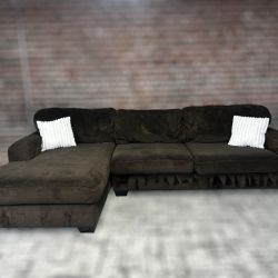 Delivery Available Ashley Brown sectional sofa/couch