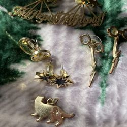 Assorted Harry Potter Earrings And Charms