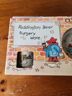 Childrens Dish Set Paddington Bear NURSERY WARE