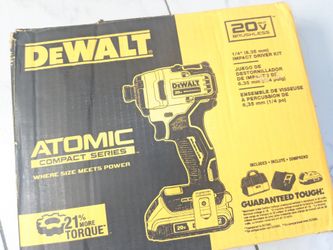 20V Max DeWalt ATOMIC Brushless Impact Drill Driver Combo