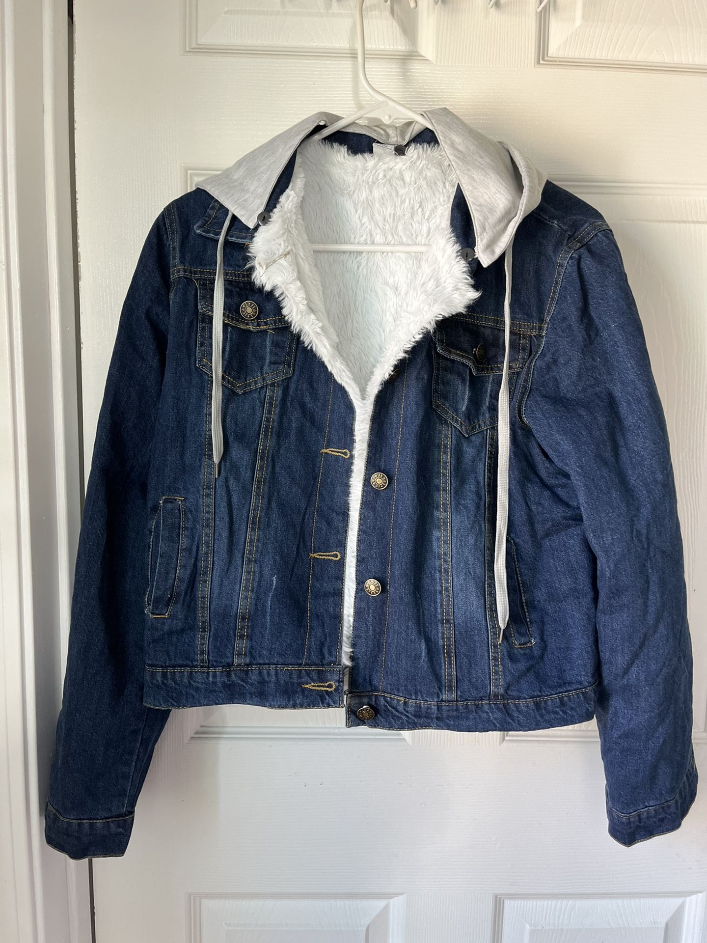 Women Hooded Sweatshirt Jackets Winter Warm Wool Long Sleeve Jacket Pockets Cotton Fleece Jacket Hoodie Women