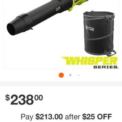 Like New Ryobi Leaf Blower