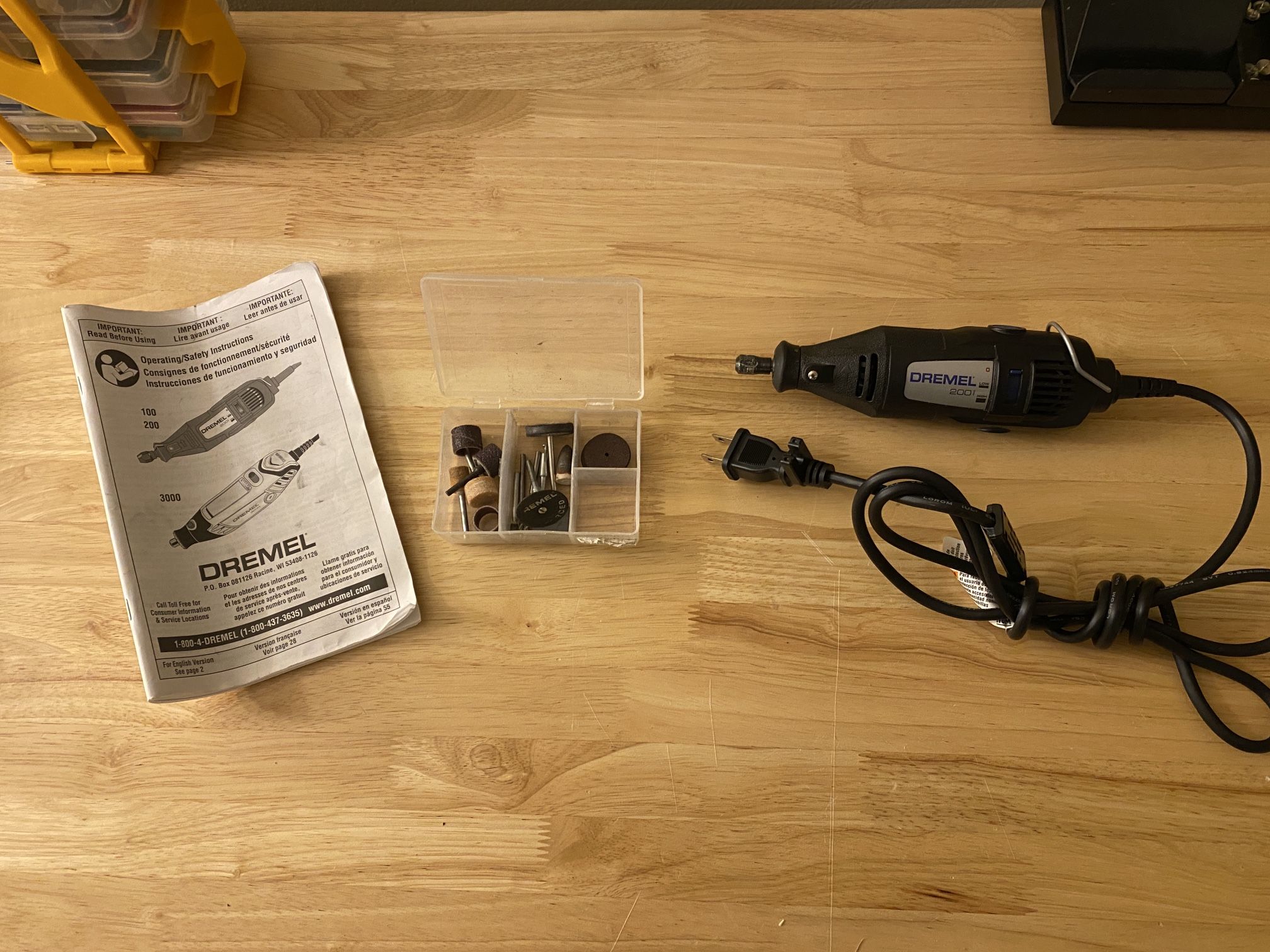 Dremel 2001 Rotary Tool, Accessories