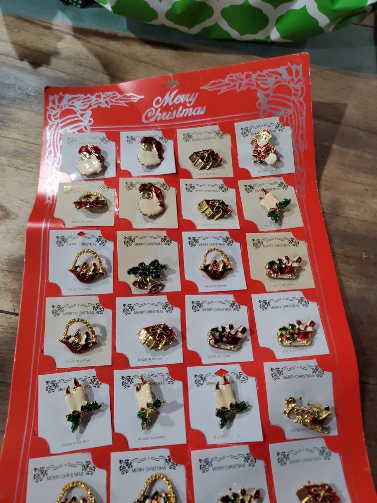 Christmas Brooches
