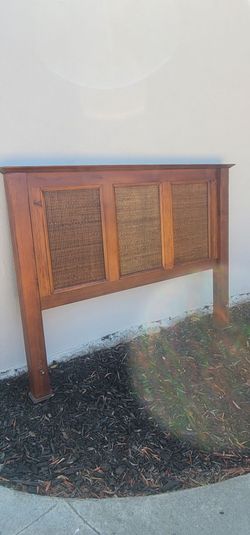 Wooden headboard