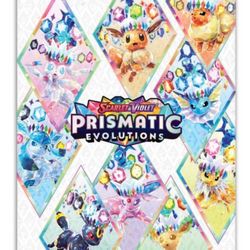 Pokemon Trading Card Game Prismatic Evolutions Poster. New, still folded. Poster only.