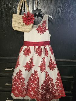 Flower Girl Dress and Handbag