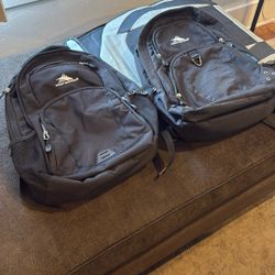 2 Like New High Sierra Backpacks $10 And $15