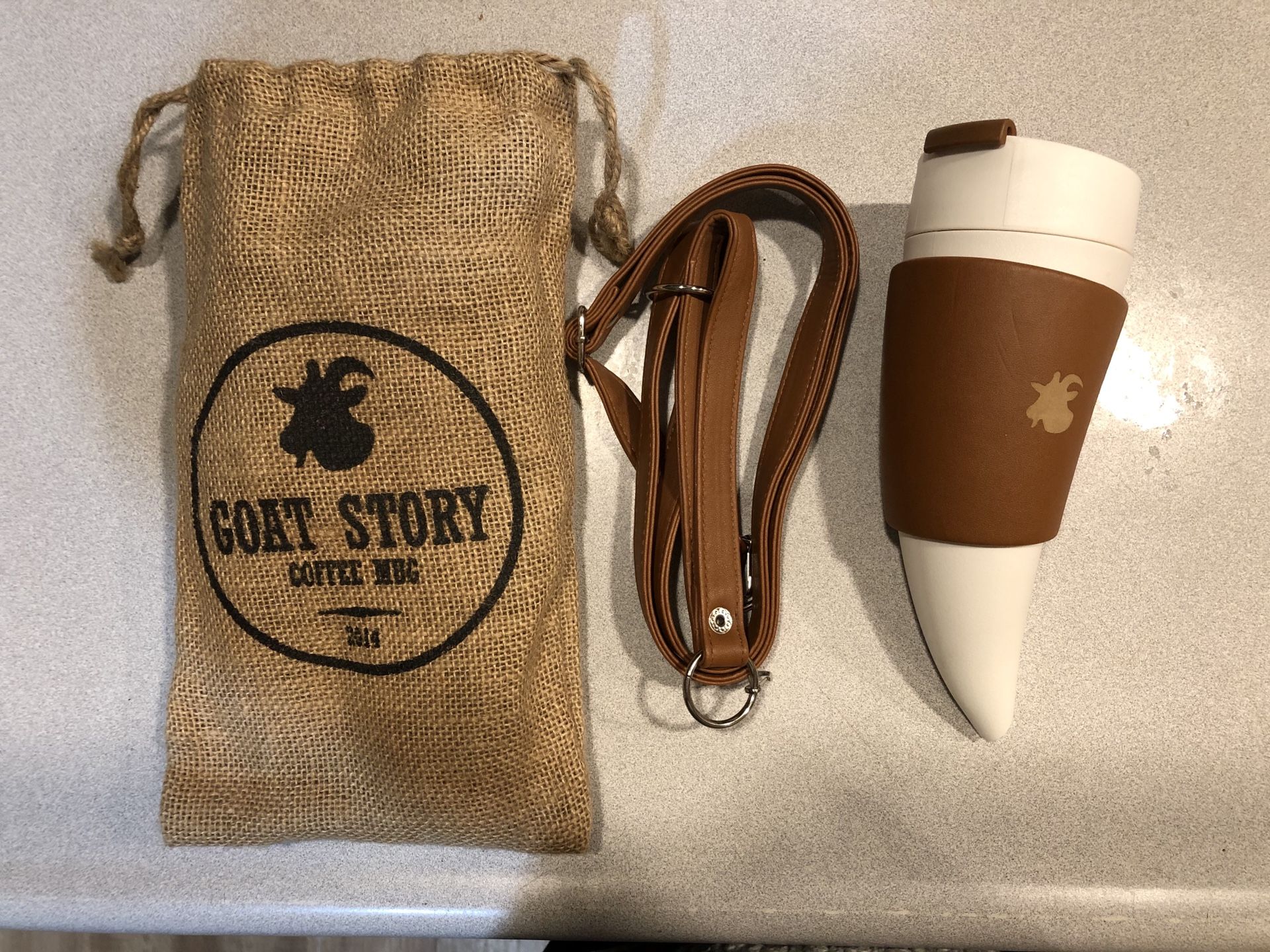 Goat story coffee cup. Stylish!