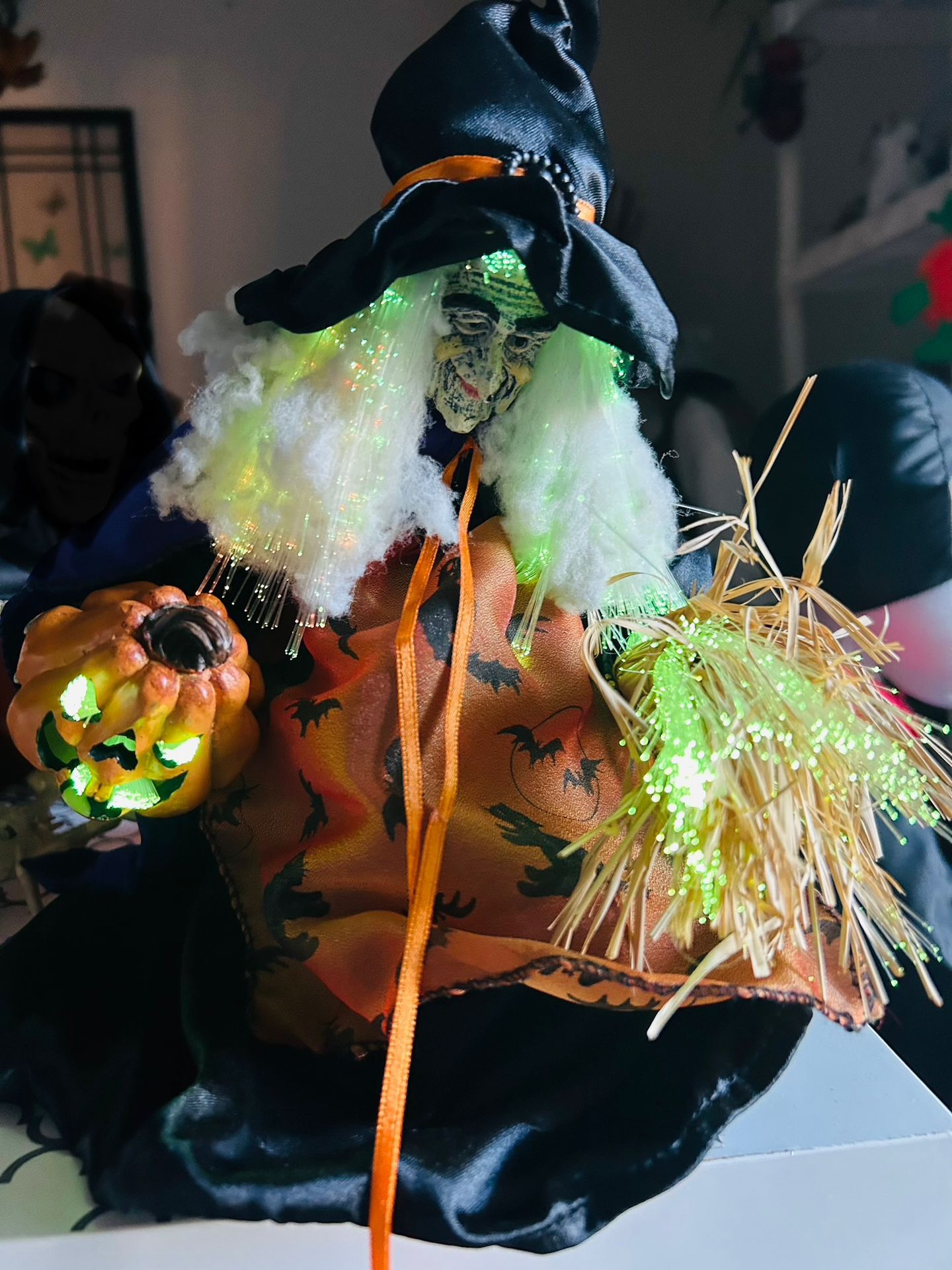 Halloween Fiber Optic Witch