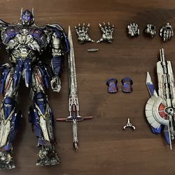 Threezero Transformers The Last Knight Nemesis Prime DLX Diecast Figure. NEED CASH , Buy! Local Only