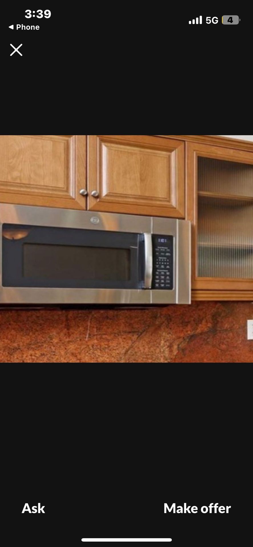 Hood Microwave 42” Wide