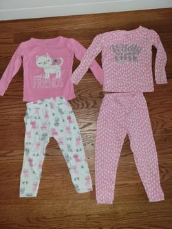 2T Toddler Girl Pajamas