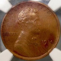 1914 D LINCOLN WHEAT CENT/PENNY UNC MINT STATE DETAIL GEM+ RARE KEY DATE