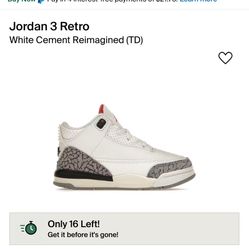 Jordan 3 TD