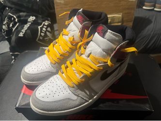 Nike Air Jordan 1 High Light Smoke Grey Mens shoes Size 13
