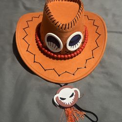 One Piece Anime - Portgas D. Ace Cosplay Hat (New)