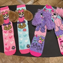 Girl Puppy Long Socks