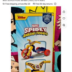Spider Man Kids Bike
