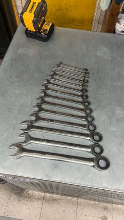 Gearwrench 14pc Metric Ratcheting Combination Wrench Set