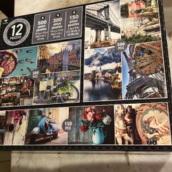 7 New Puzzles New Never Opened 