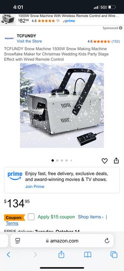 Tcfundy Snow Machine